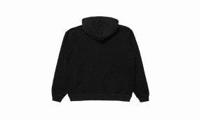 Reversed Sweat Zip Up Hoodie "Black"