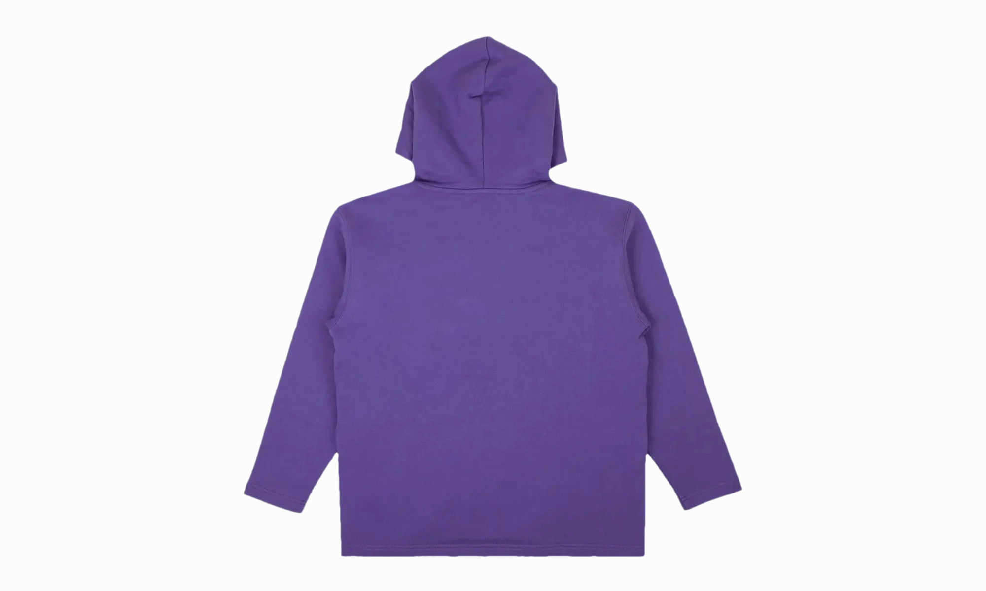 Rhinestone Bebe Cropped Logo Hoodie "Purple"