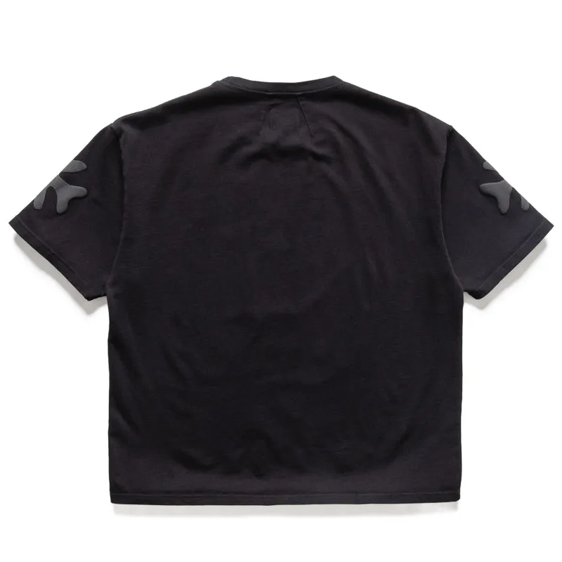 Rhude Deix Shield Oversized Tee - Black Lounge Wear Oeko Tex Certified Material
