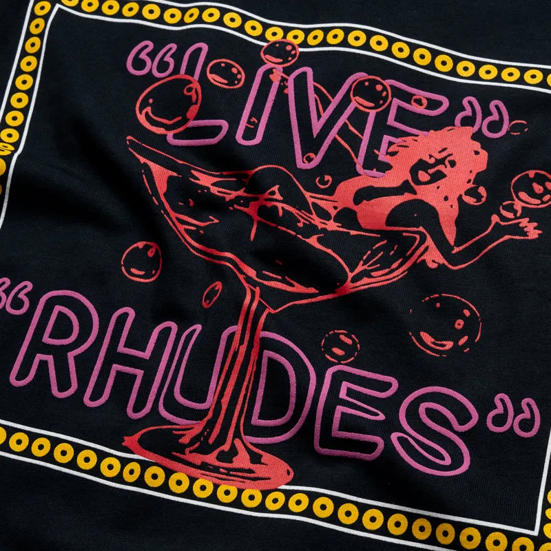Seasonal adult clothing Rhude Live Rhudes Tee - Vintage Black