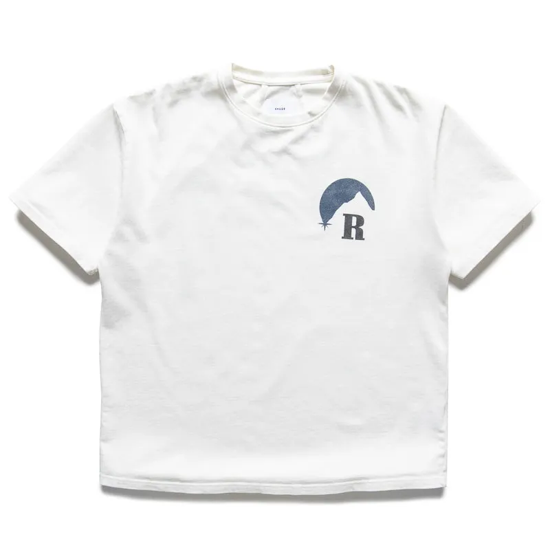 Tight-fitting Rhude Moonlight Tee - Vintage White