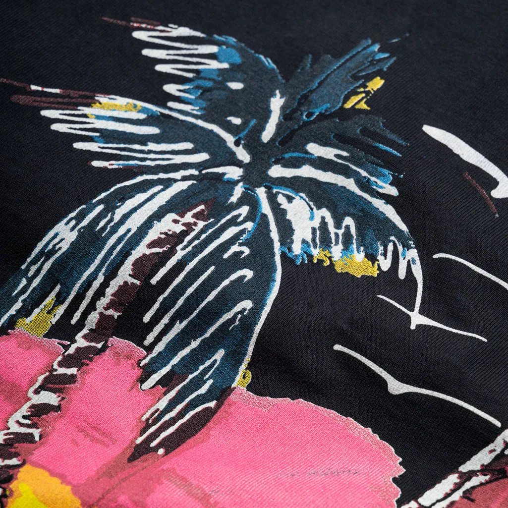 Rhude Saint-Rhude Tee - Vintage Black snowboarding venue