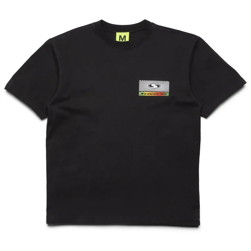 Supervsn Vibrate Higher Tee - Vintage Black Breathable Oversized