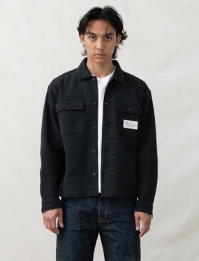 MeshVentilation Waffle Shirt (Washed Black)