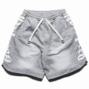 Godspeed New York Courtside Shorts - Stone Sun-Fade HighBackRise Adjustable Waist