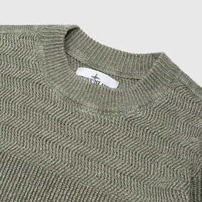 RIBBED PURE LINEN SWEATER