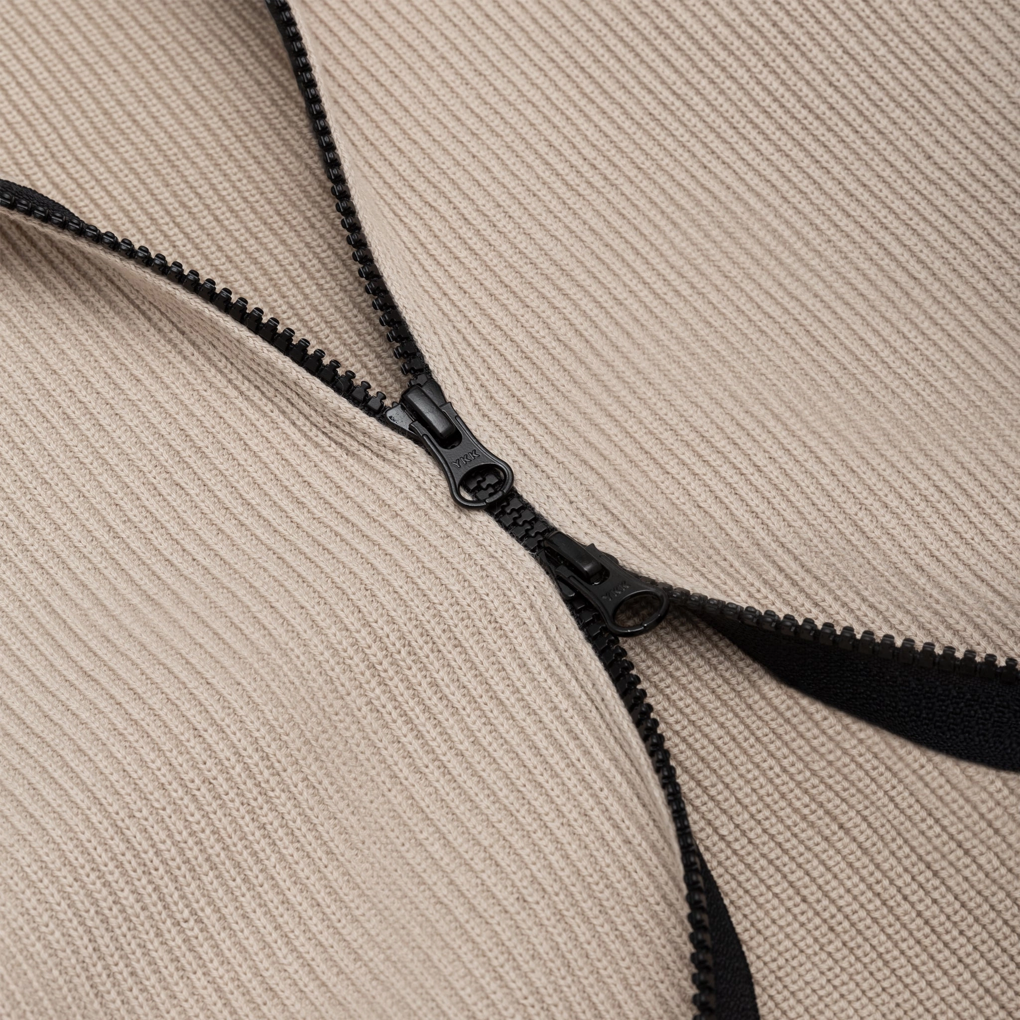 RIBBED SOFT ORGANIC COTTON CARDIGAN