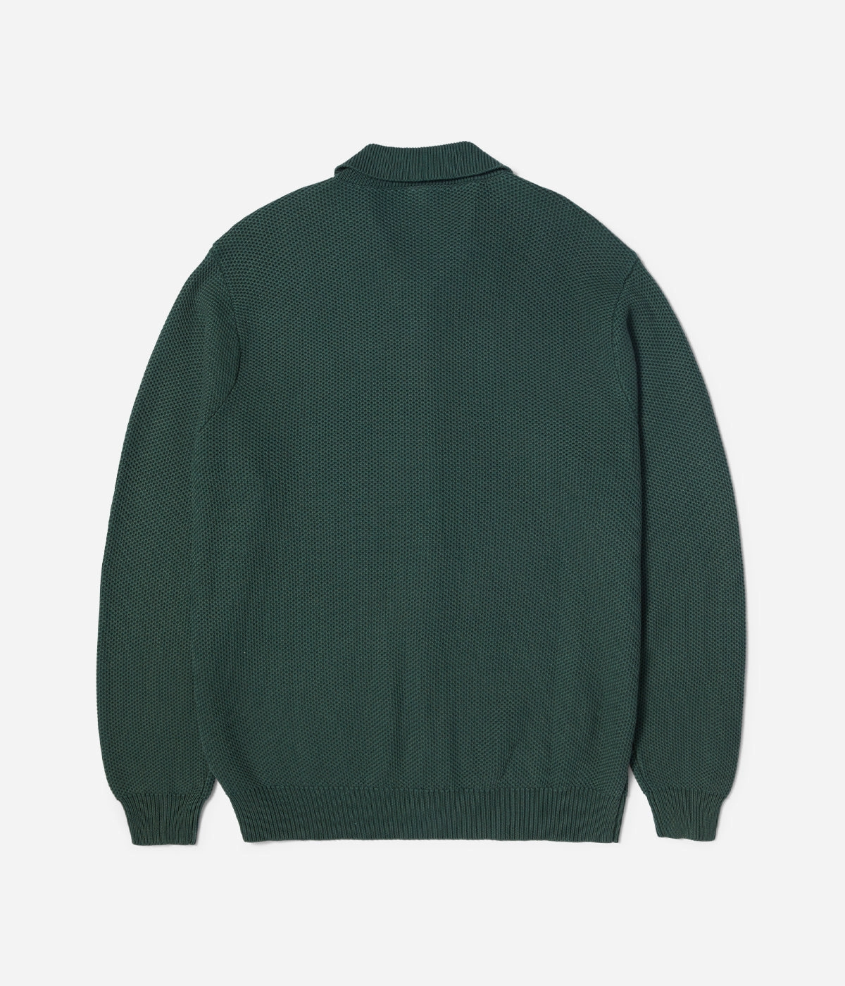 Huf Anton Zip Overdyed Sweater Modern Style DropShoulder Design