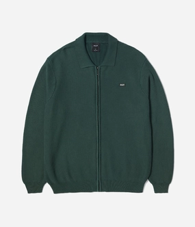MoistureWicking Yarn Huf Anton Zip Overdyed Sweater