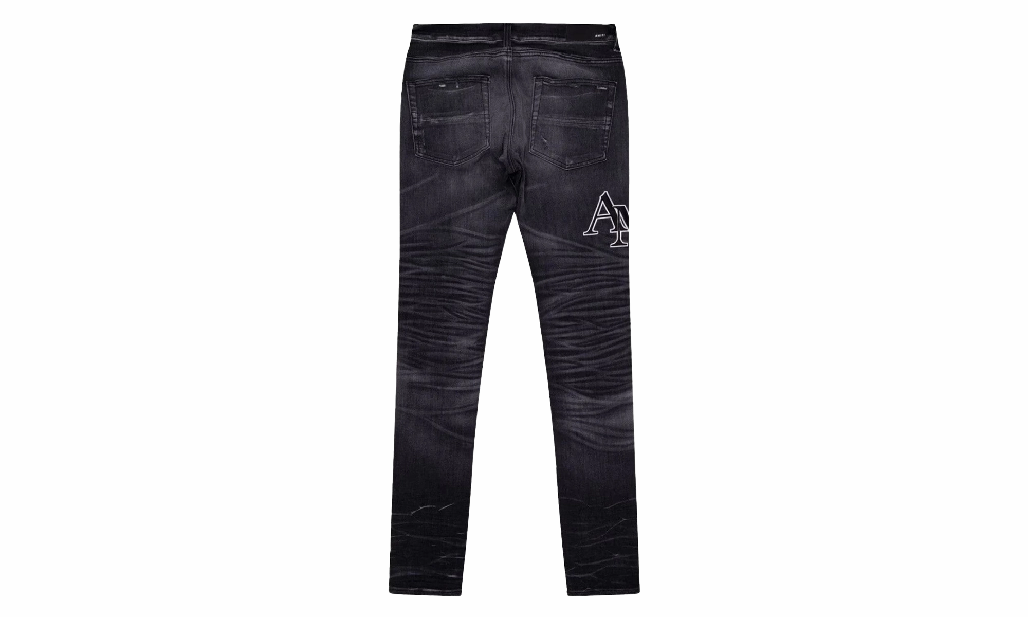 Straggered Logo Jeans "RAIN GREY" Neat And Easy Basic Piece
