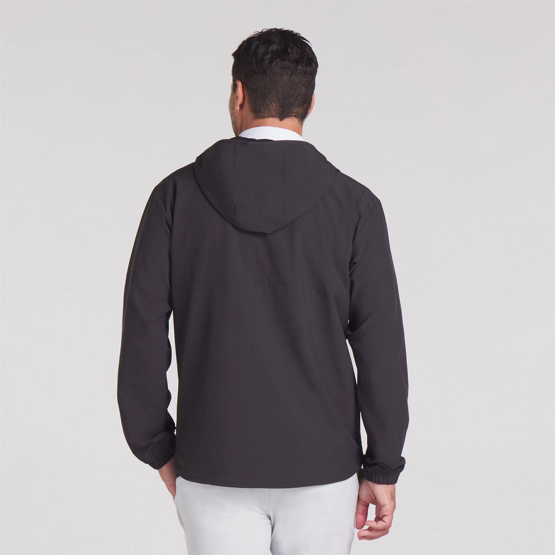 Ripguard Anorak Puma Black Foldable Collar Design Allow