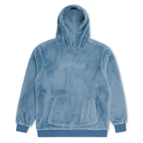 RIPNDIP Wave Sherpa Hoodie - Light Slate Thermal Insulation