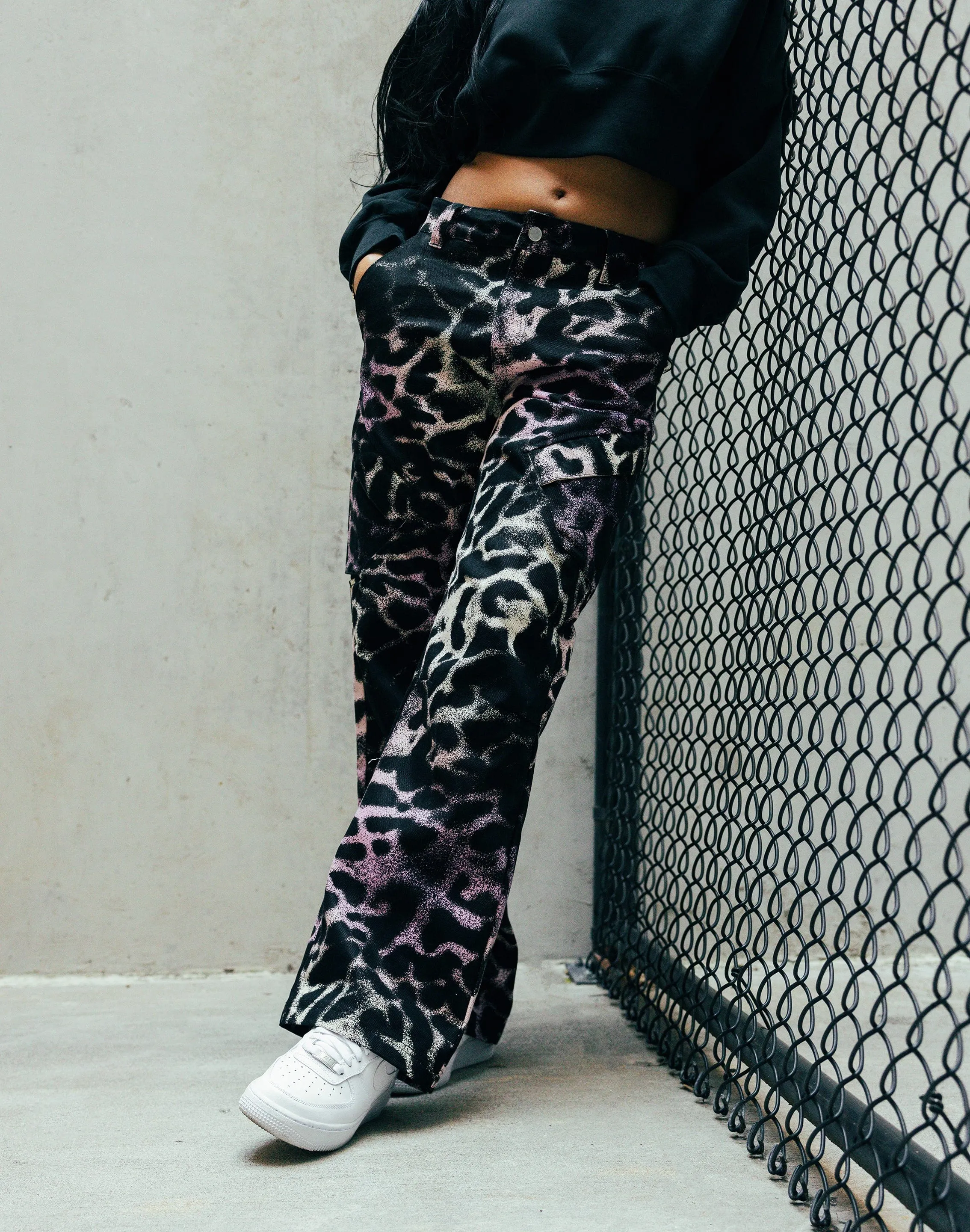 Jordan Chicago Printed Pants Free Fit Planet Glow