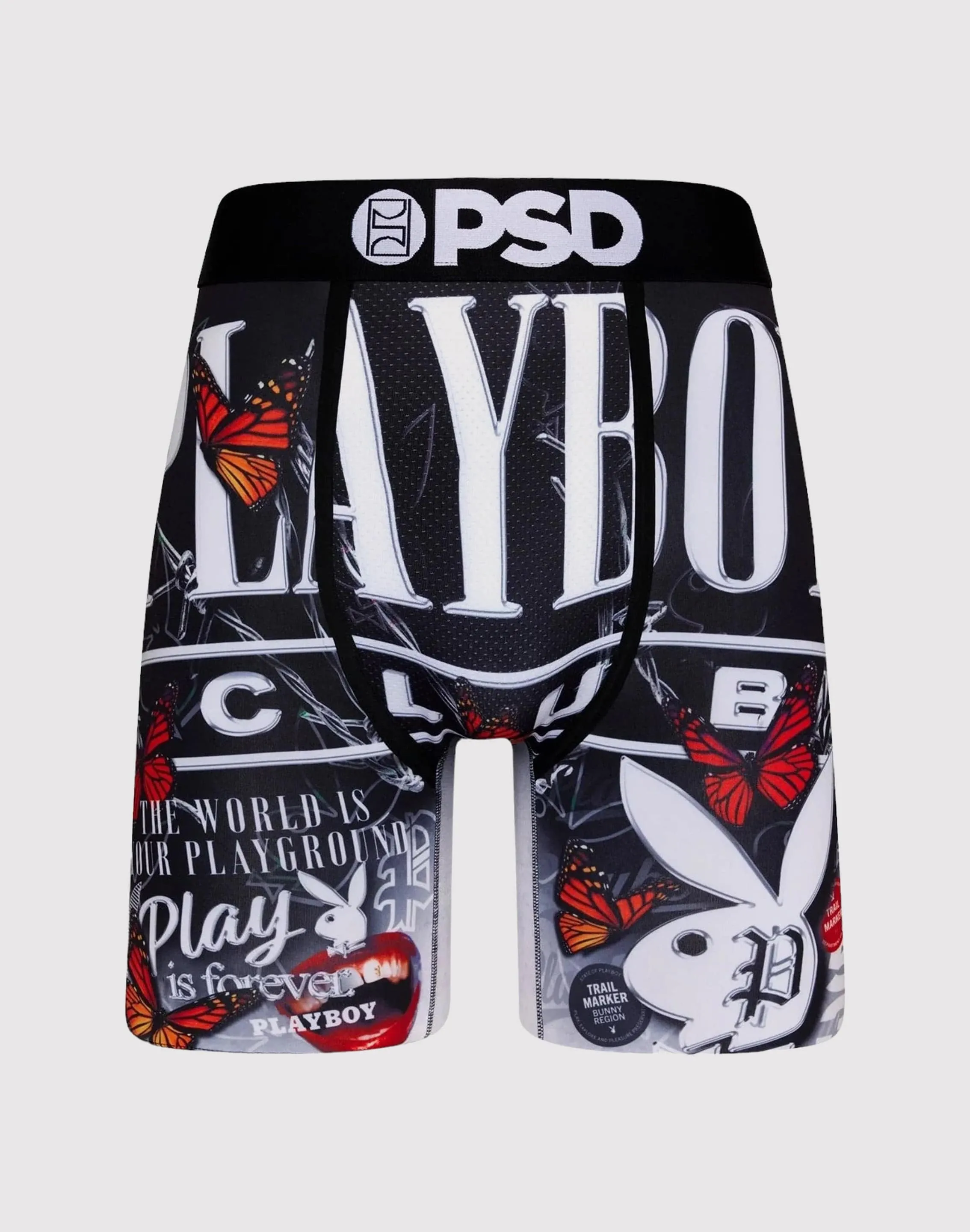 NonChafe Psd Underwear Playboy Club Boxer Briefs