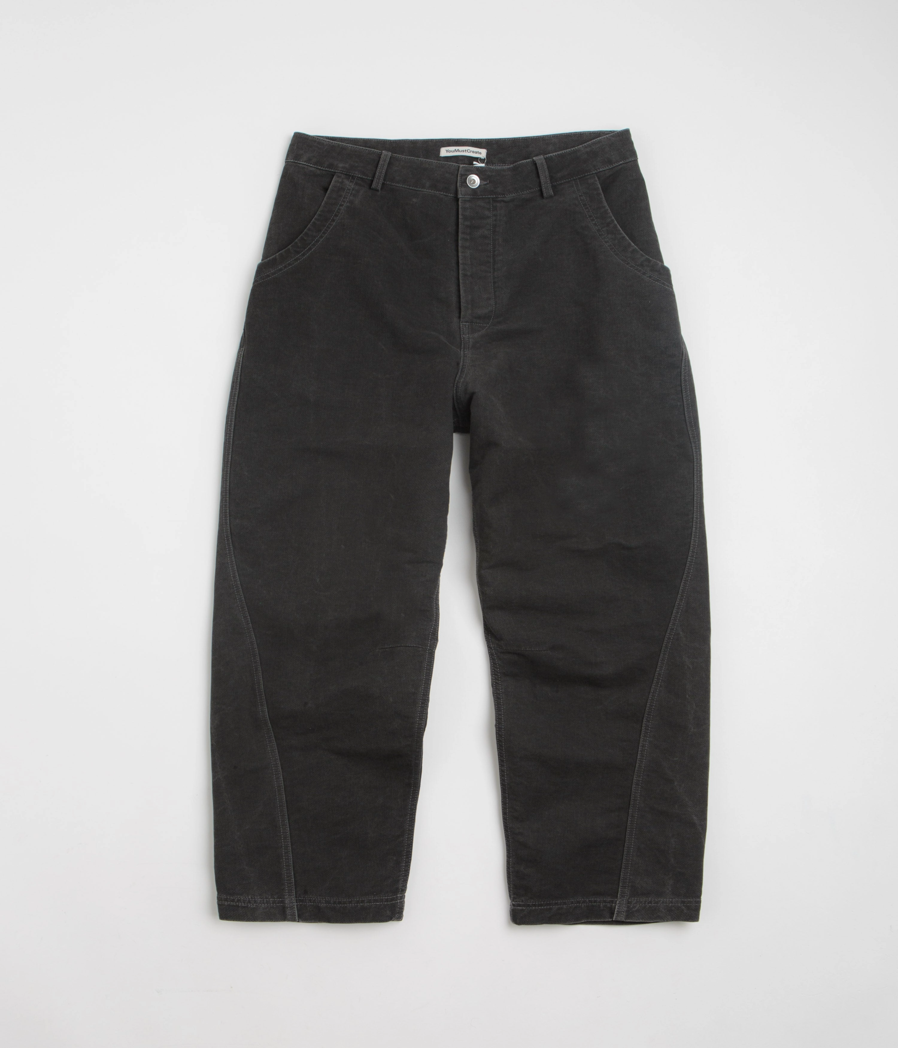 Classic Appeal YMC Twisted Seam Jeans - Charcoal
