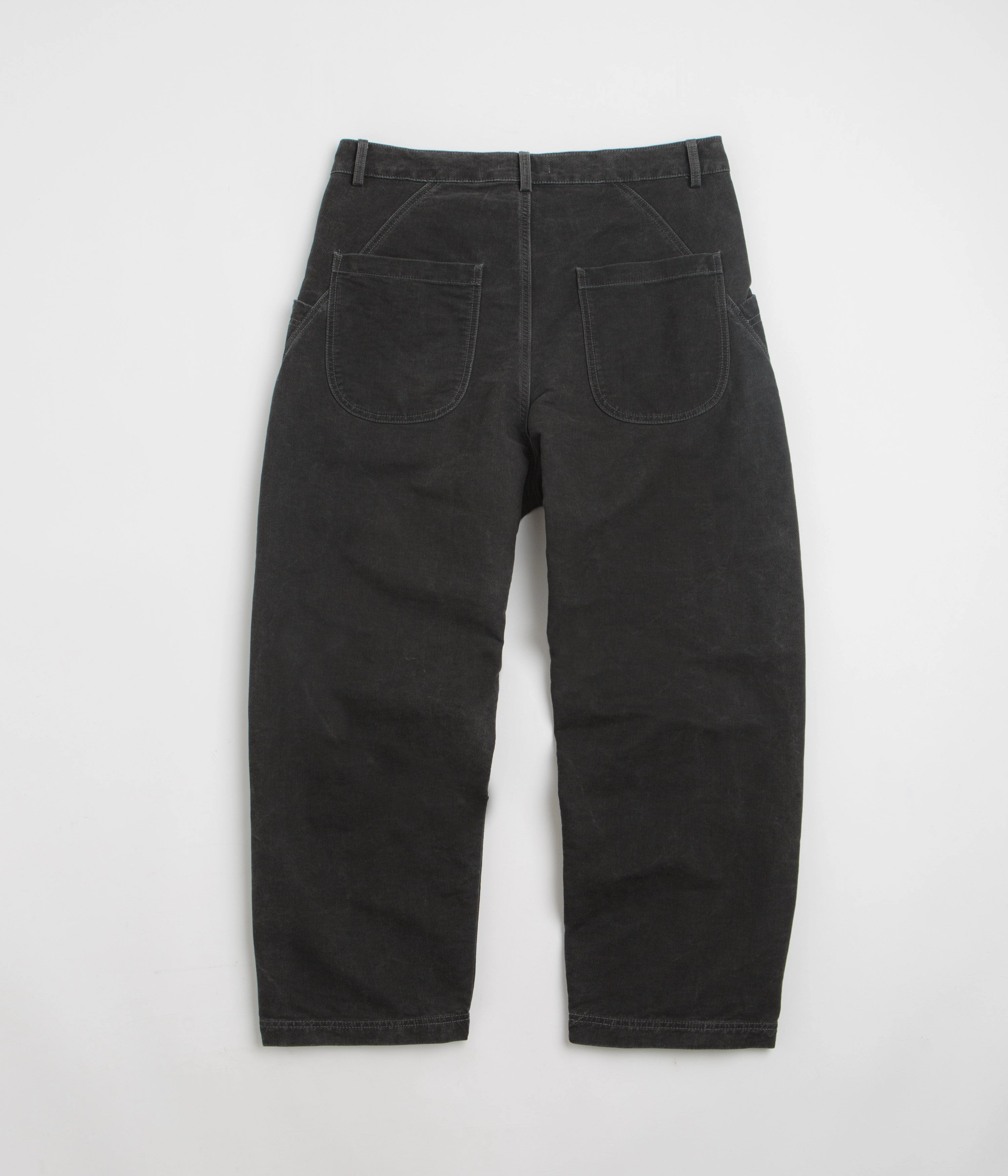 YMC Twisted Seam Jeans - Charcoal Soft Brush Lining