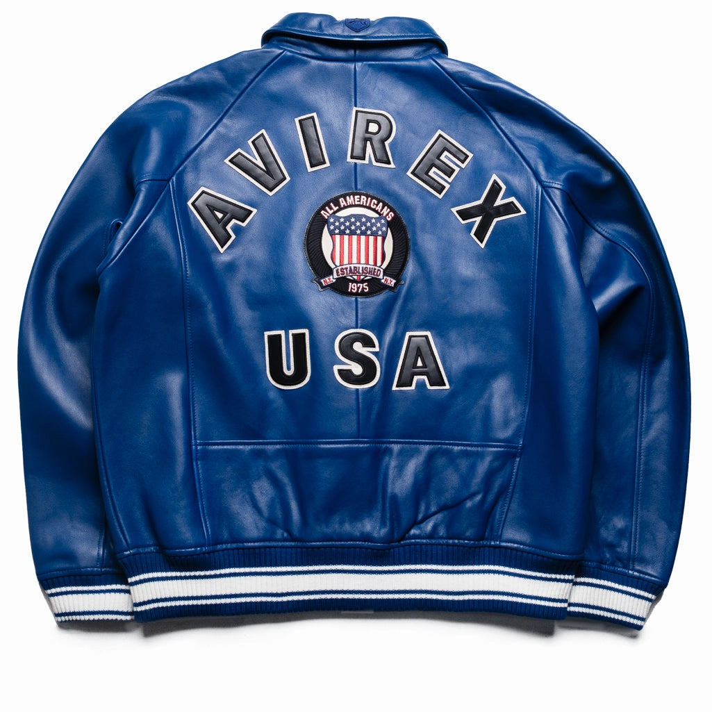 desert Wardrobe Avirex Icon Jacket - Mazarine Blue