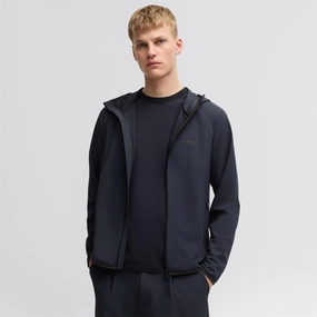 Pub fishermen Commuter Hooded Jacket Dark Blue