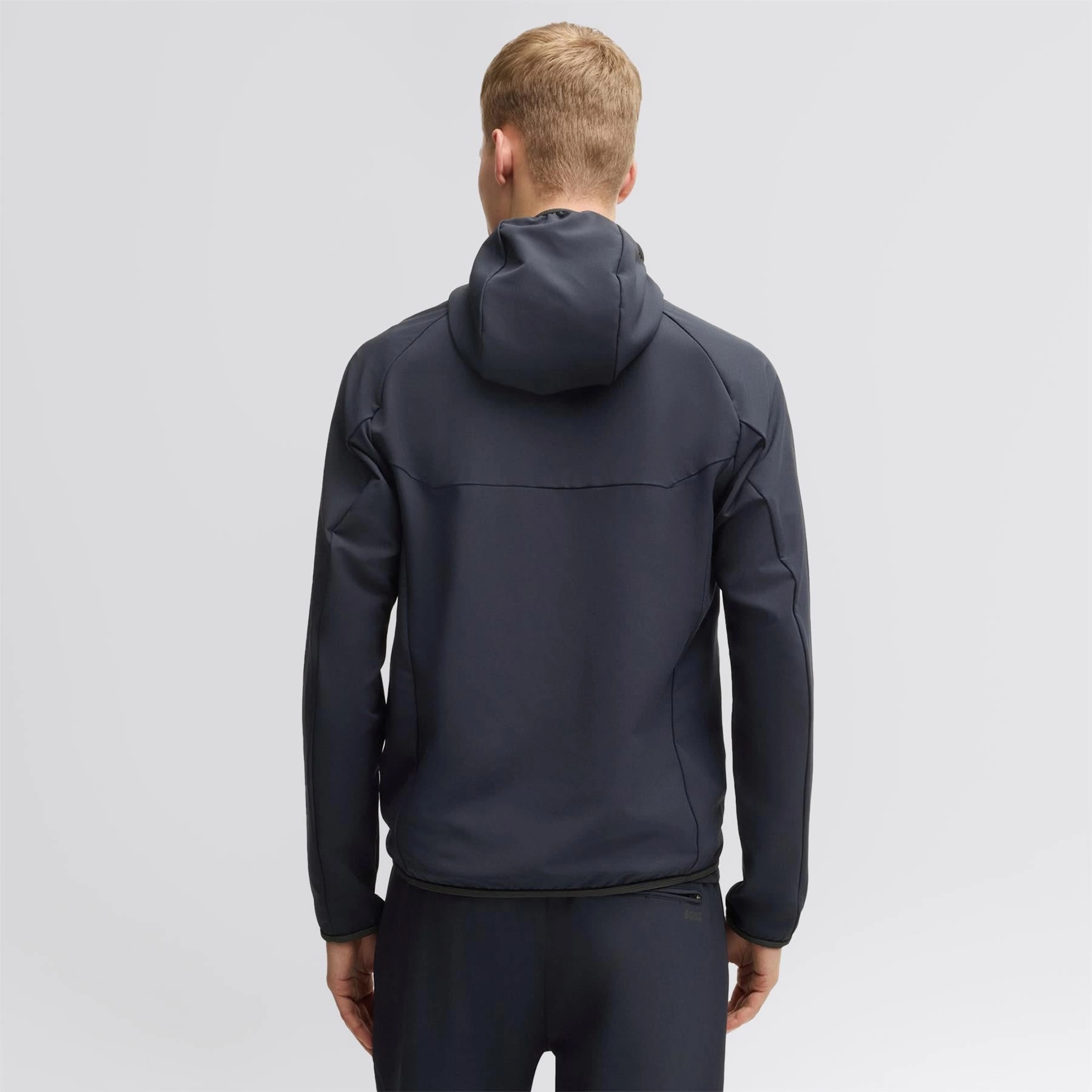 Commuter Hooded Jacket Dark Blue Applaud performance day