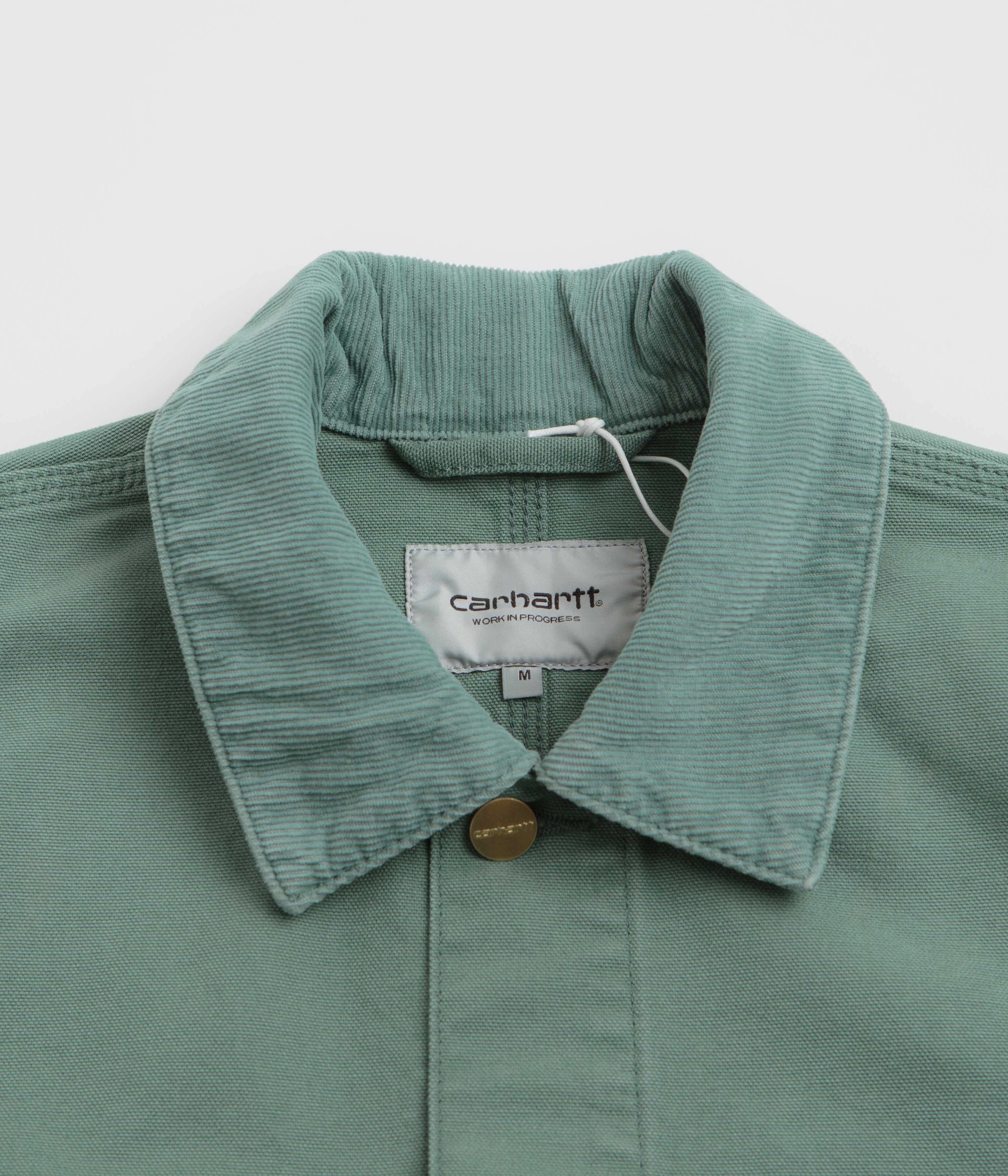 Breathable Comfort Convertible Collar Style Carhartt Michigan Coat - Silver Pine / Silver Pine