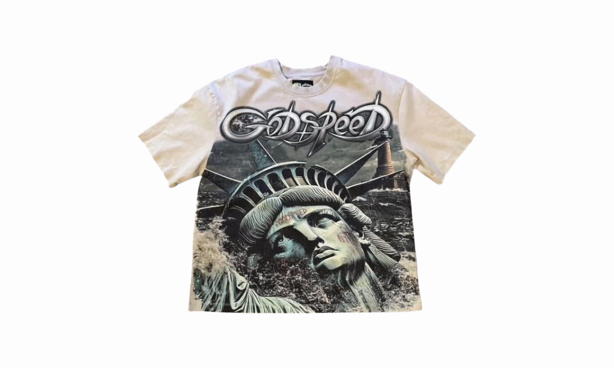 Sunken Liberty 2 T-Shirt Slate "Grey" HighDensity Weave Sharp Line
