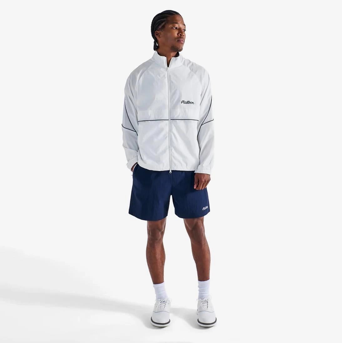 Riva Nylon Jacket White Oil Wind Lock