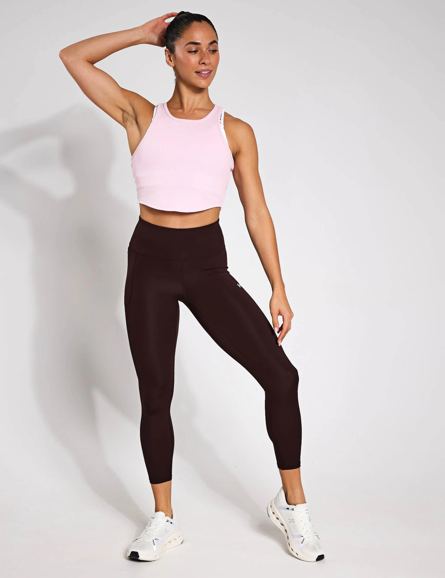 Rival Rib Tank - Prime Pink/White Ultra Soft Stay Light