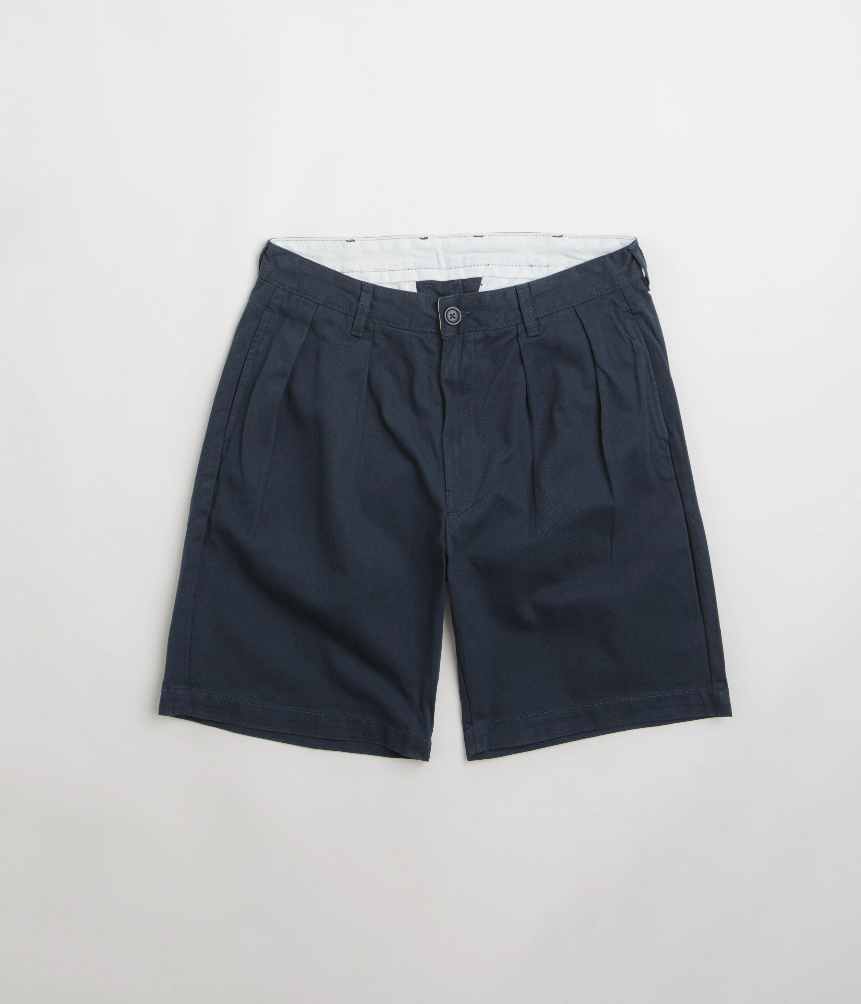 Durable Hem Finishing Service Works Drill Part Timer Shorts - Navy