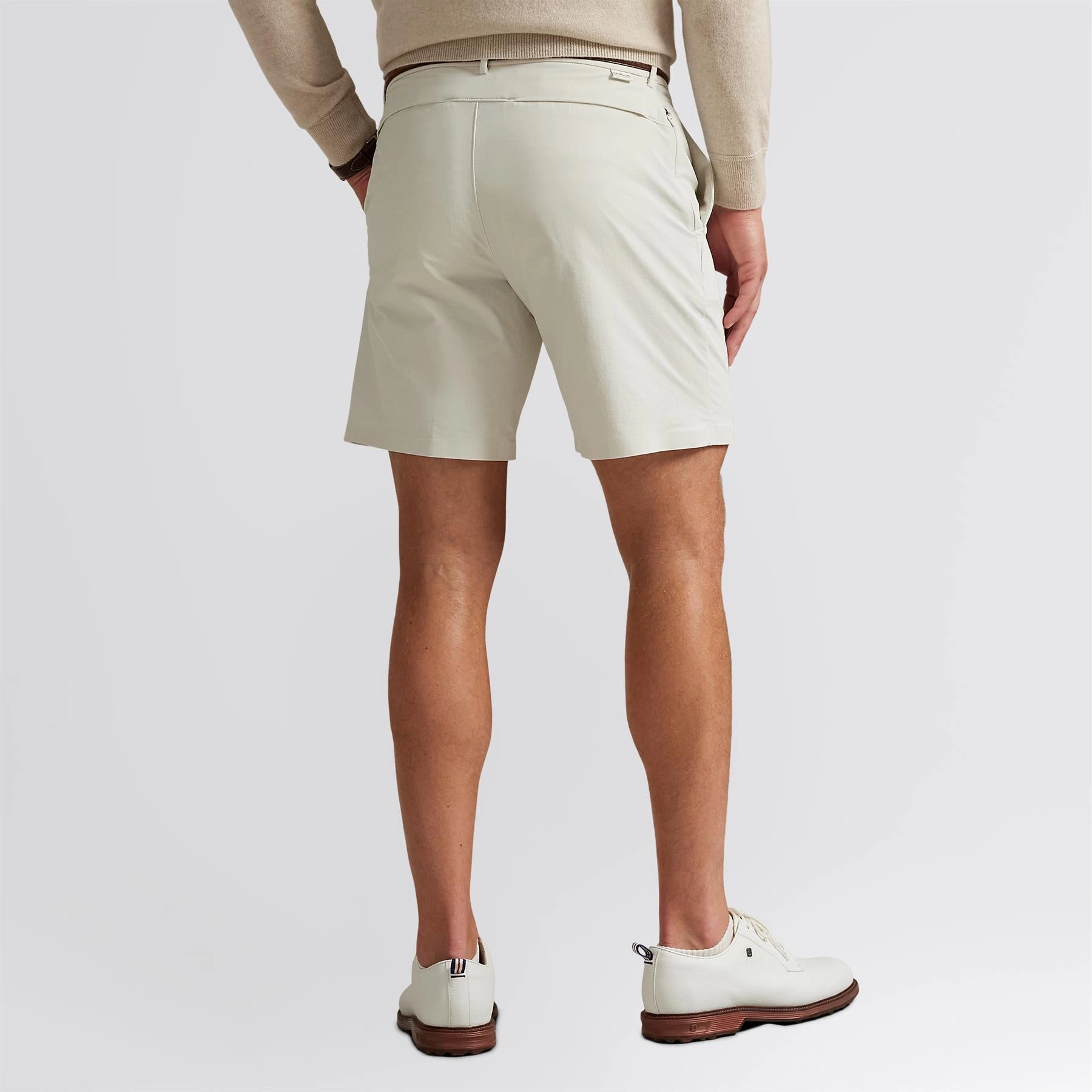 Eco friendly materials UV Protective Coating RLX Eight-Inch Tailored Fit Performance Shorts Stone Pebble