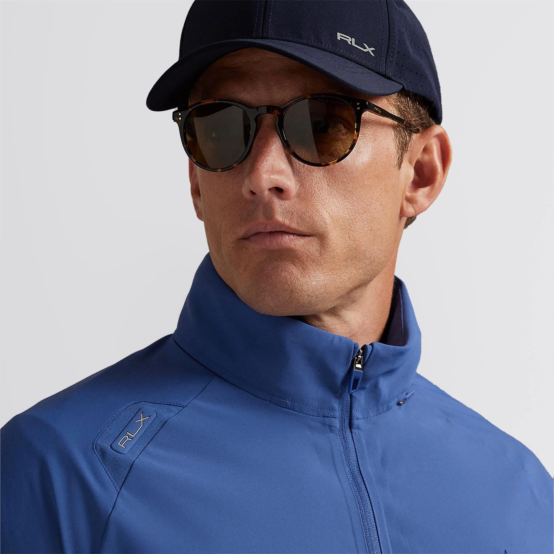 Customizable Fit RLX Lightweight Hooded Jacket Old Royal
