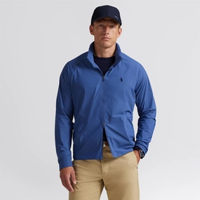 RLX Lightweight Hooded Jacket Old Royal Sleek Fit dry-cleanable