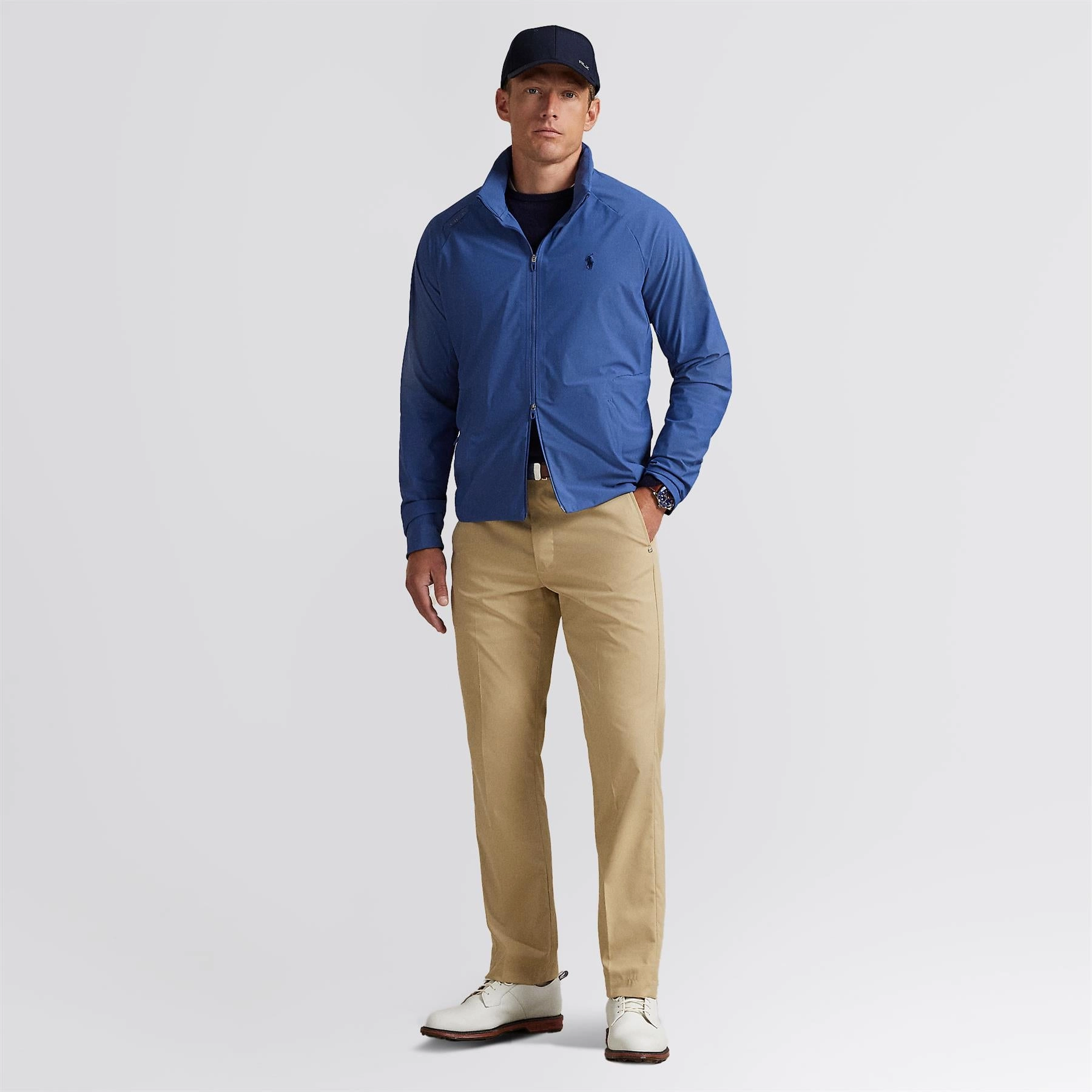 suitable for exercise RLX Lightweight Hooded Jacket Old Royal