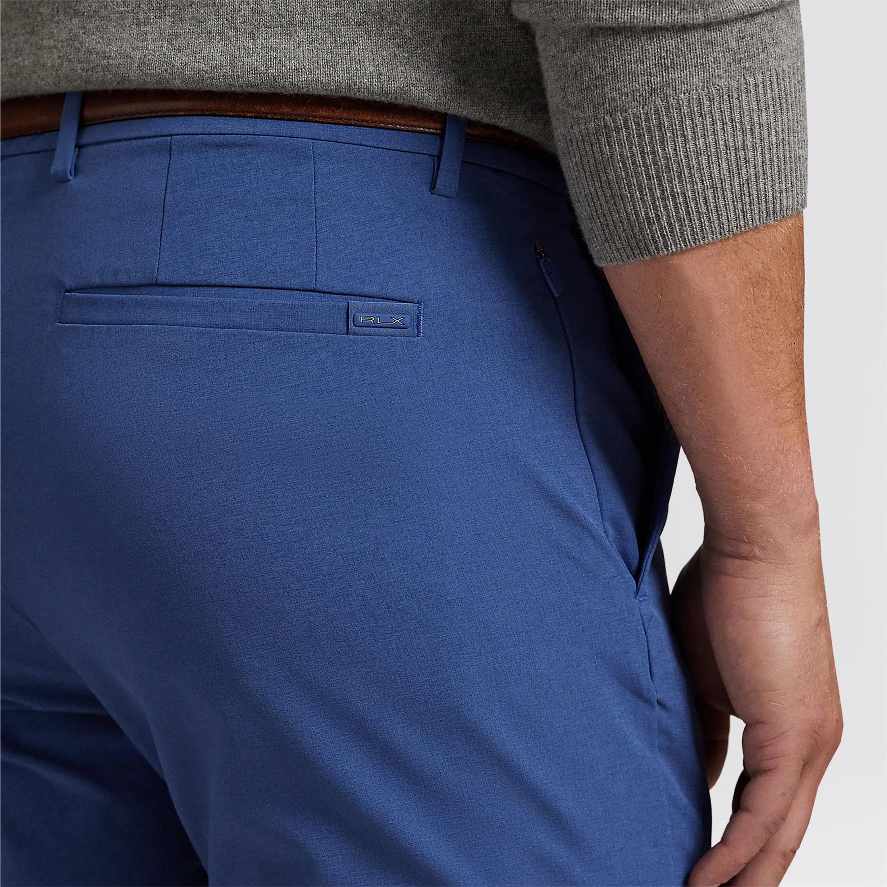 RLX Slim Fit Performance Trousers Old Royal Layered Panel Design