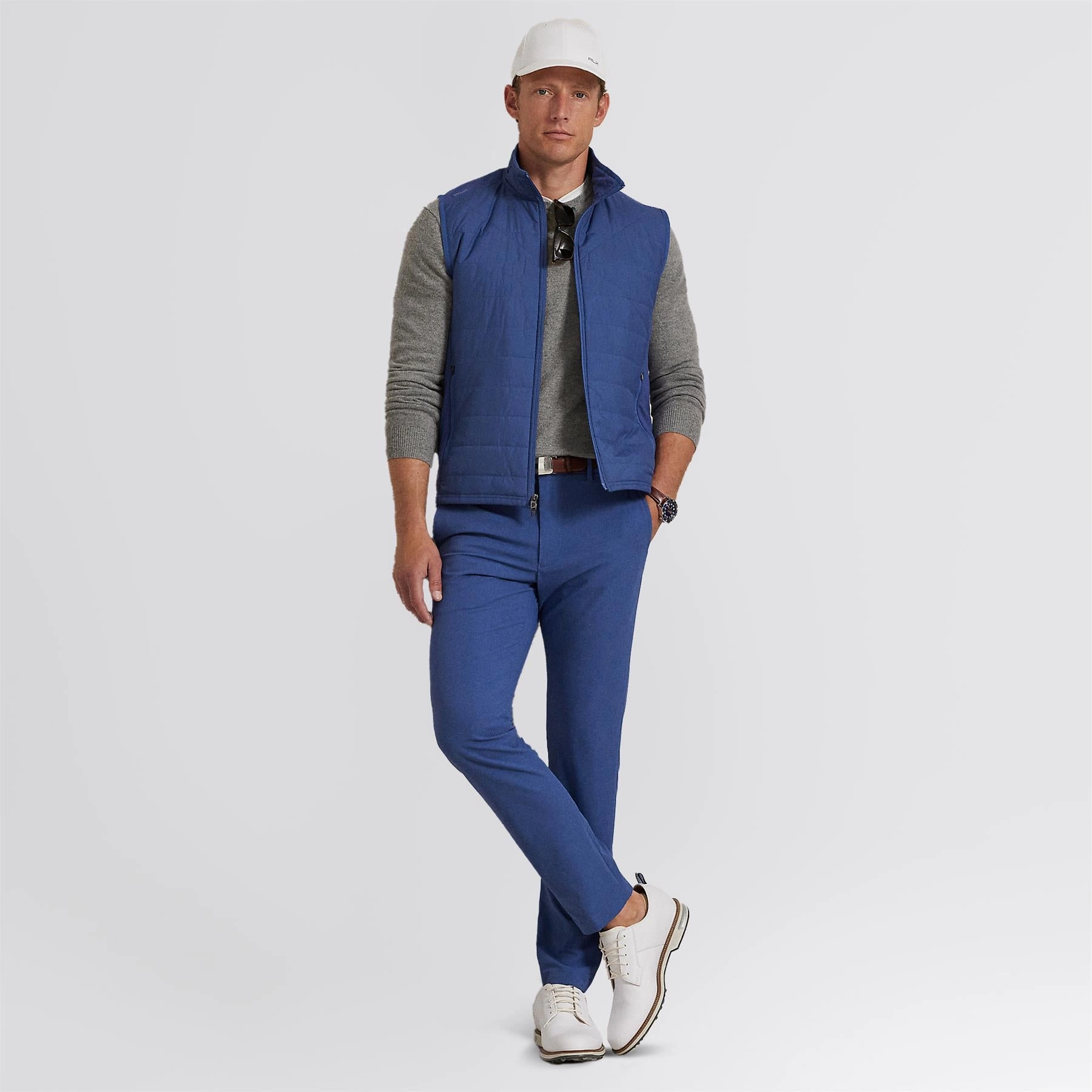 City Vibe Breathable fabric RLX Slim Fit Performance Trousers Old Royal