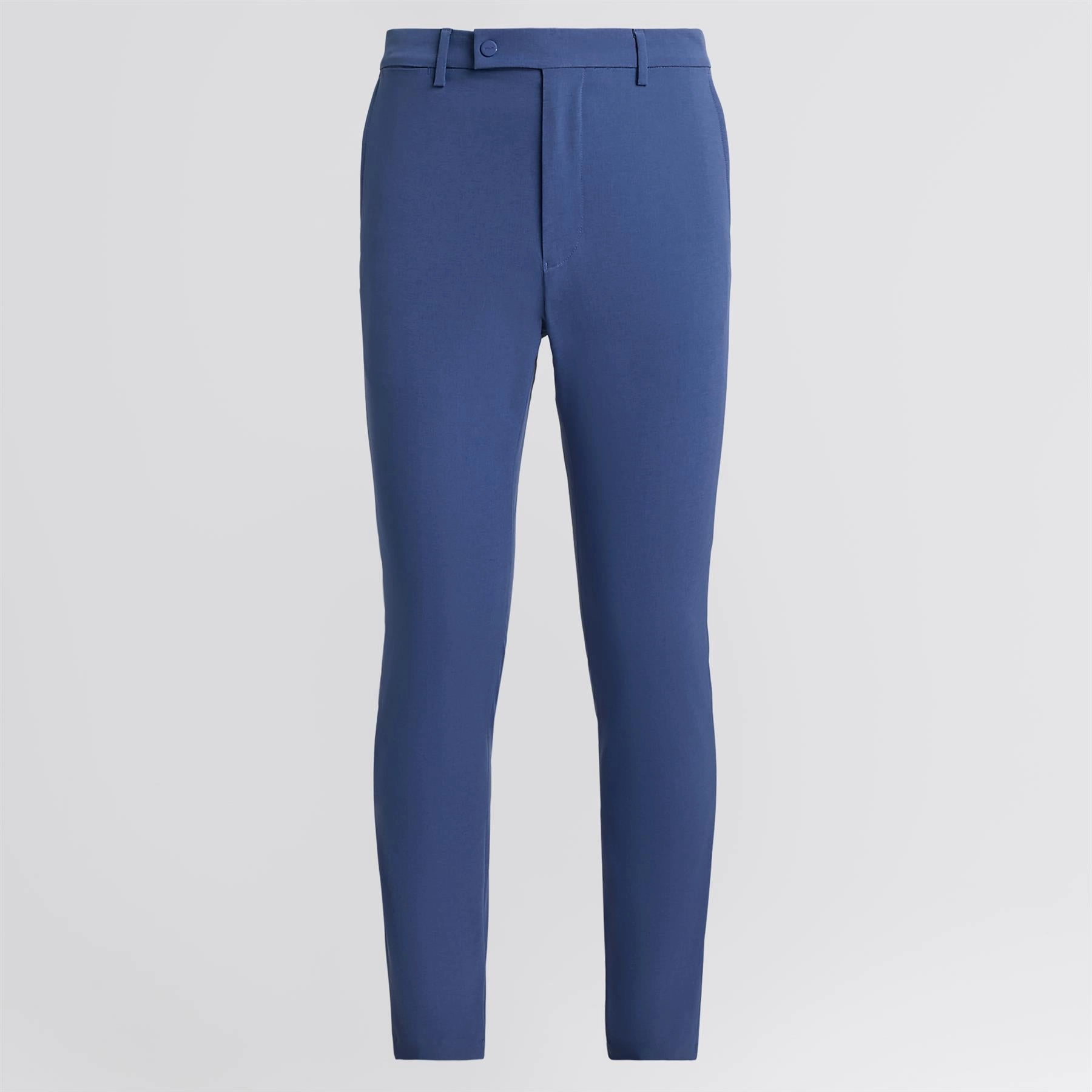 RLX Slim Fit Performance Trousers Old Royal Breathable Weave Fabric Flexible Ankle Cuffs