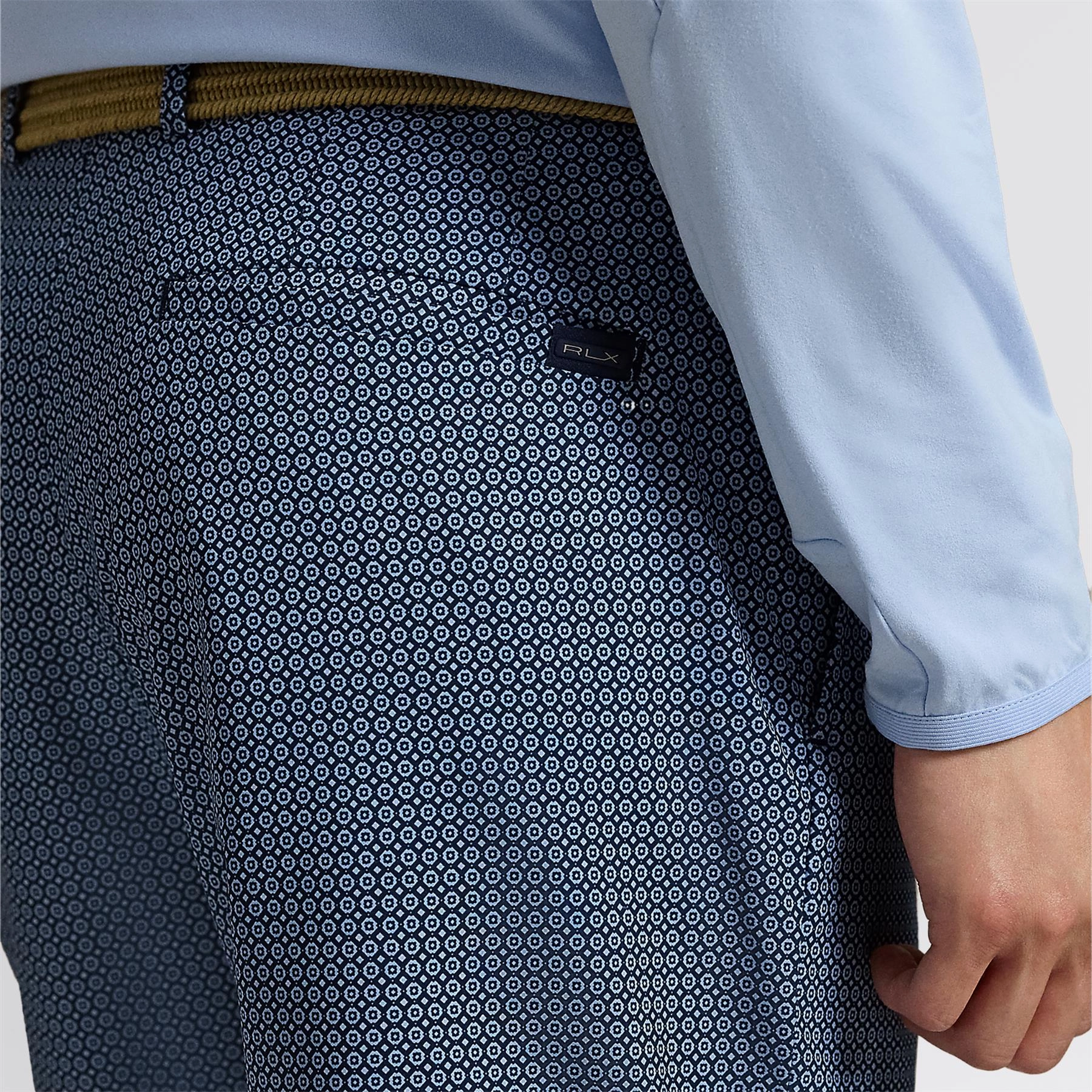 Animal Print RLX Stretch Performance Shorts Mulligan Foulard/Navy