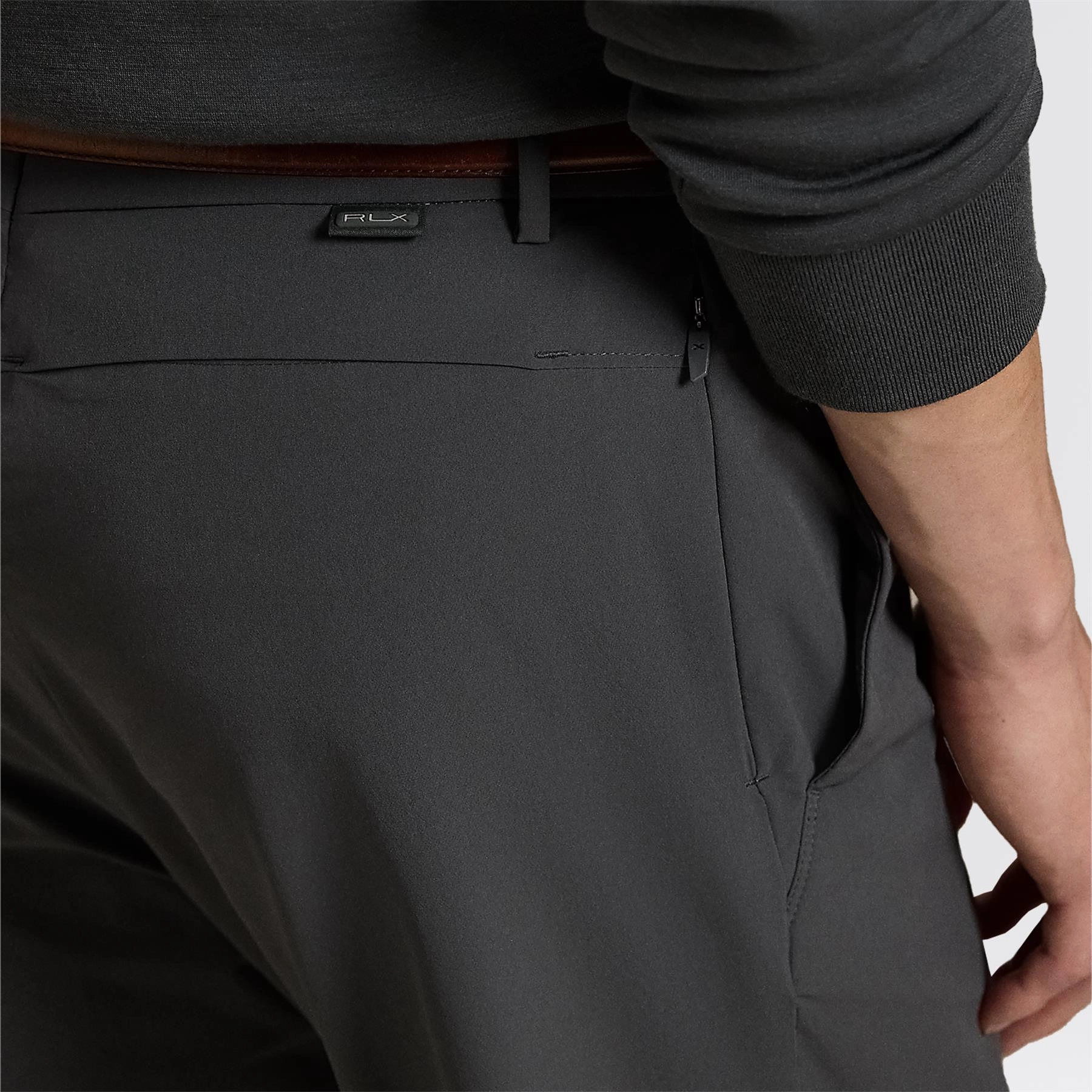 Classic Comfort Stay Dry RLX Tailored Fit Performance Nylon Trousers Charcoal Grey