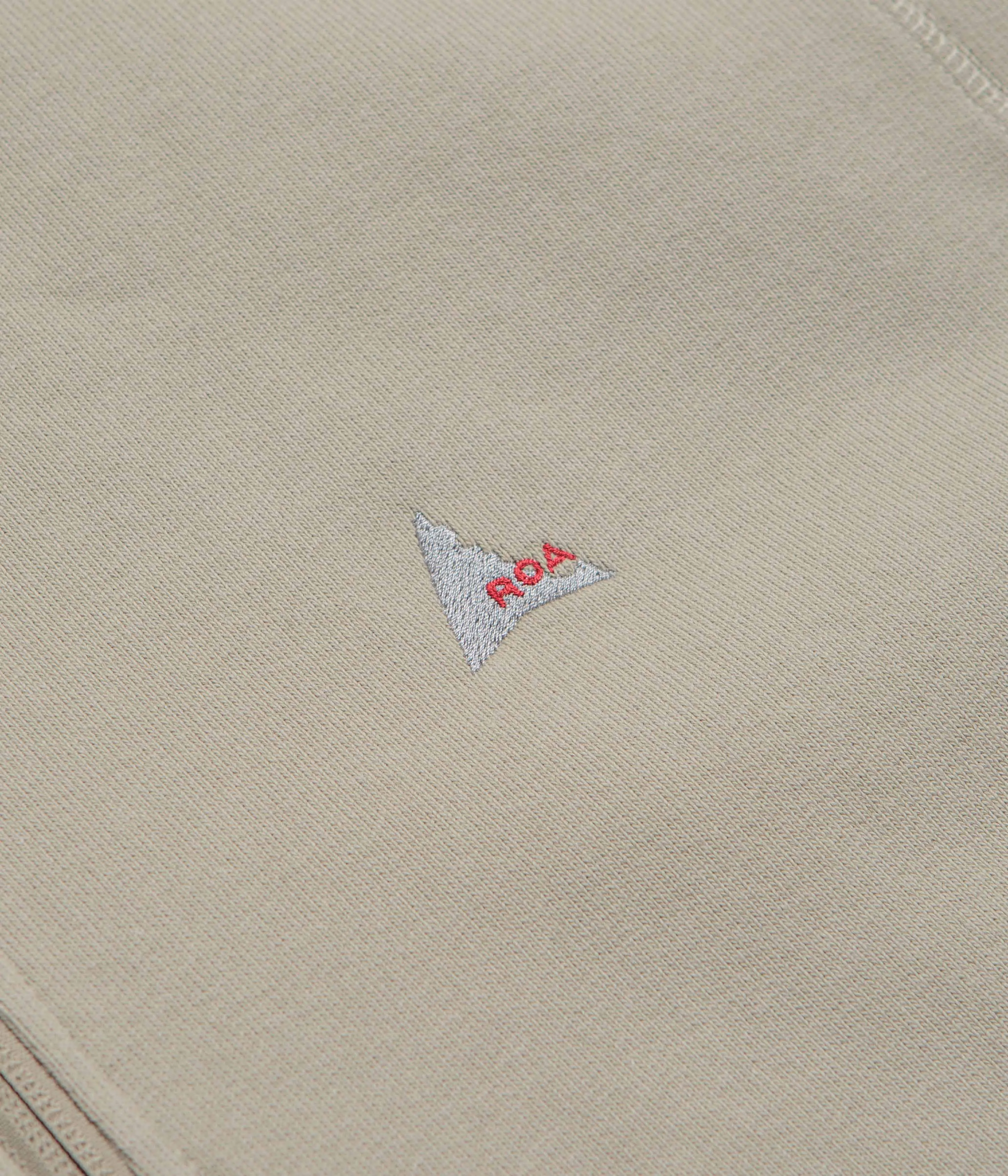 ROA Heavy Half Zip Sweatshirt - Taupe product metallic glamour product team unity