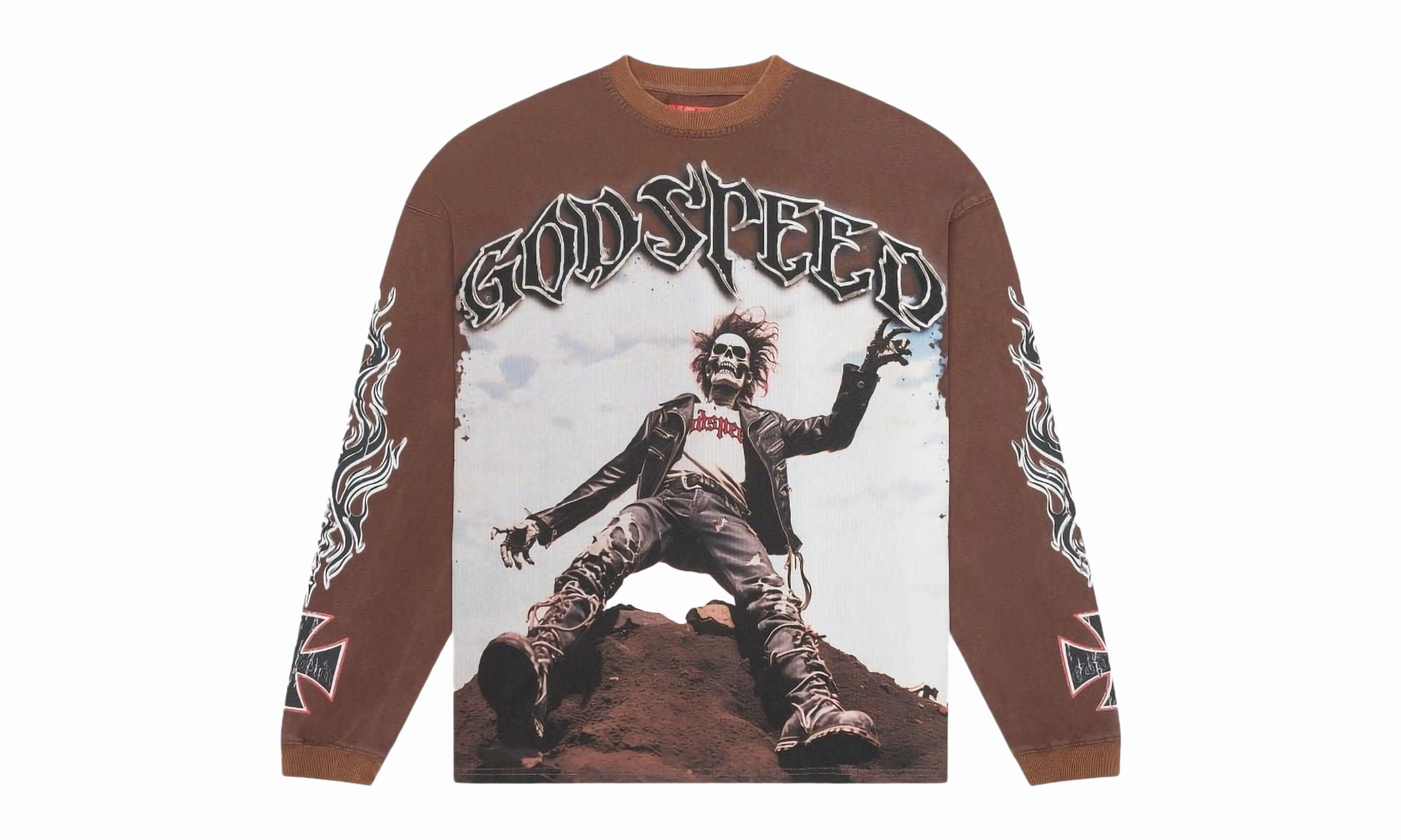 Park Day Rocker LS T-Shirt "Brown"