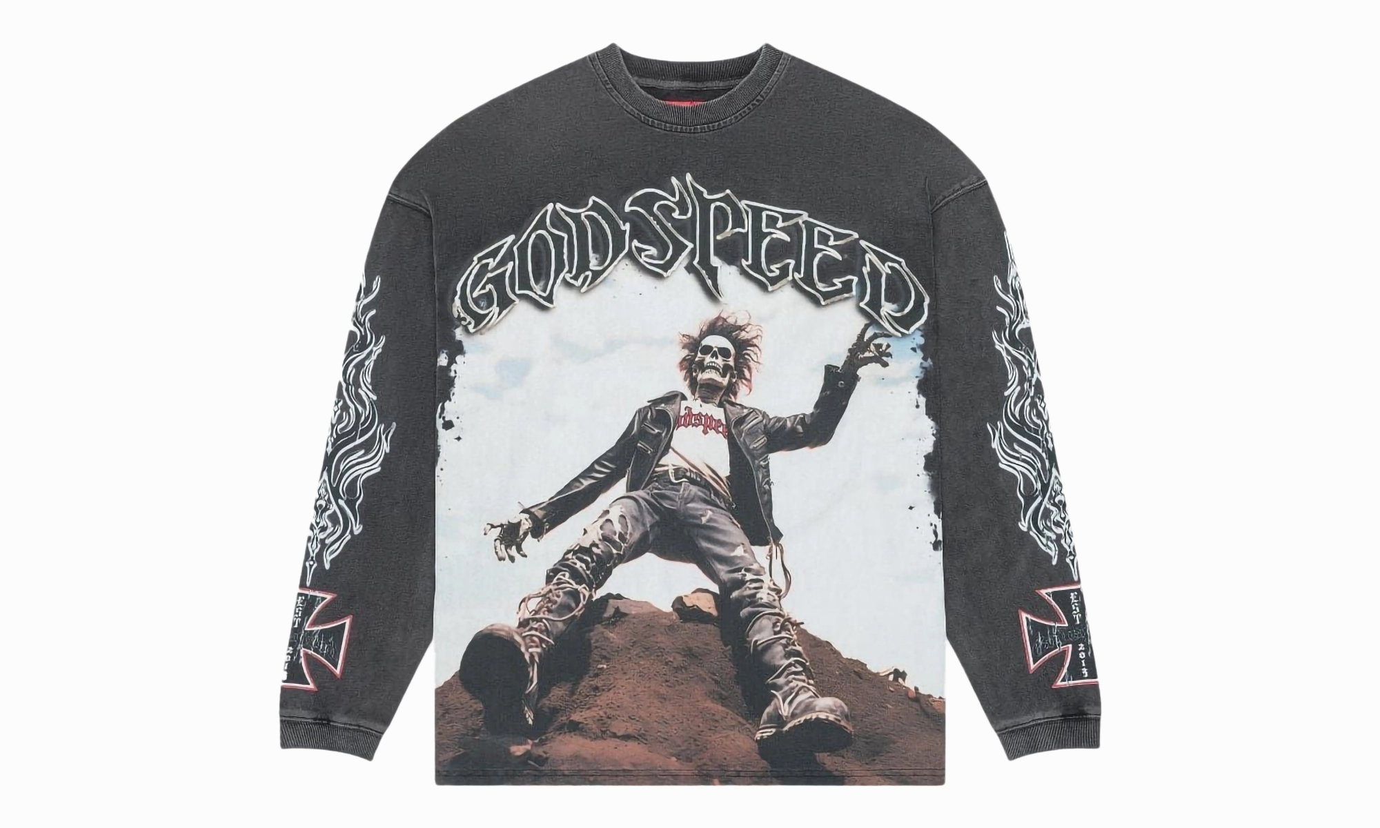 Rocker LS T-Shirt "Grey" Flexible Joints Stage Soul