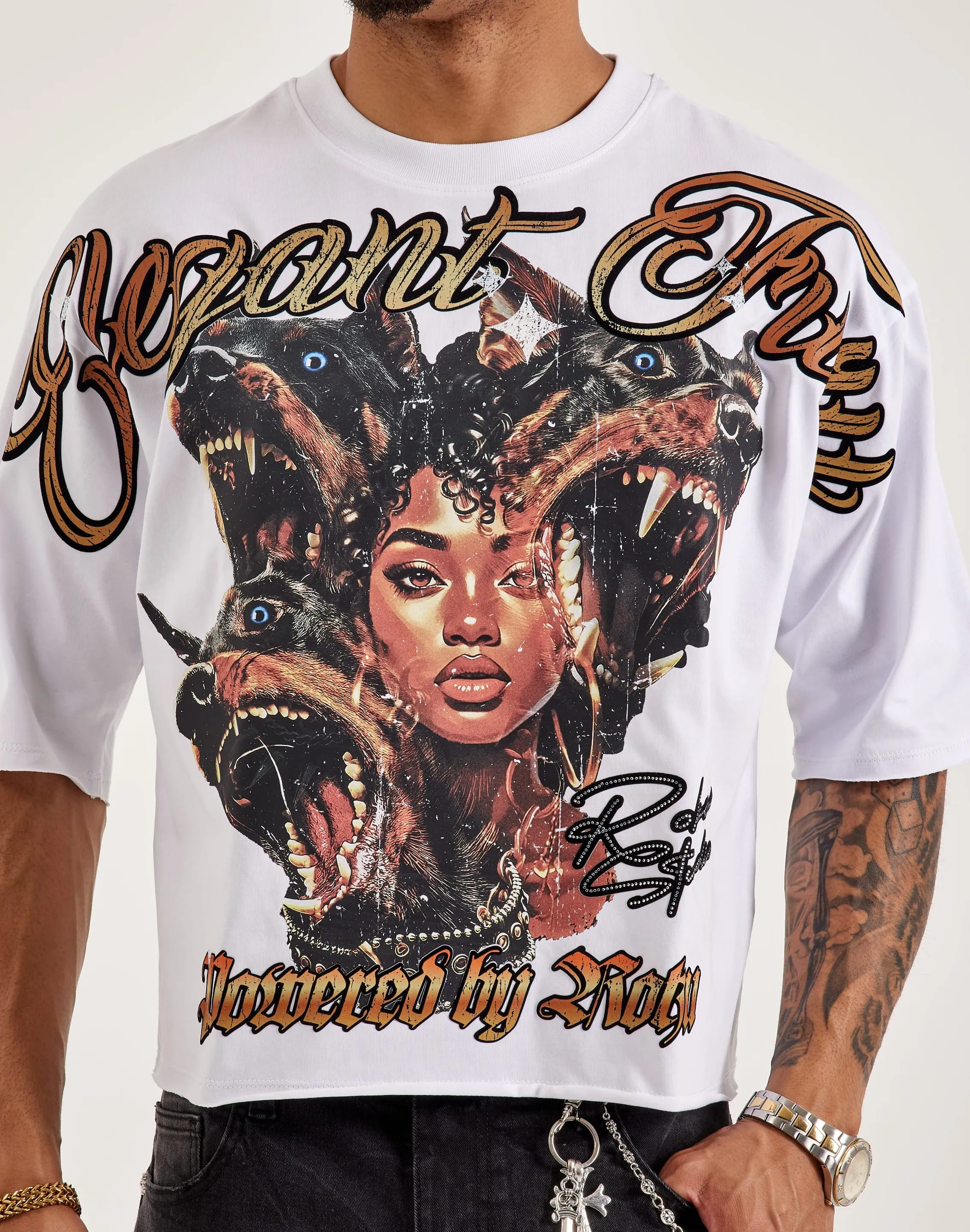 Durable Construction Glitter Glow Roku Studio Elegant Fury Tee