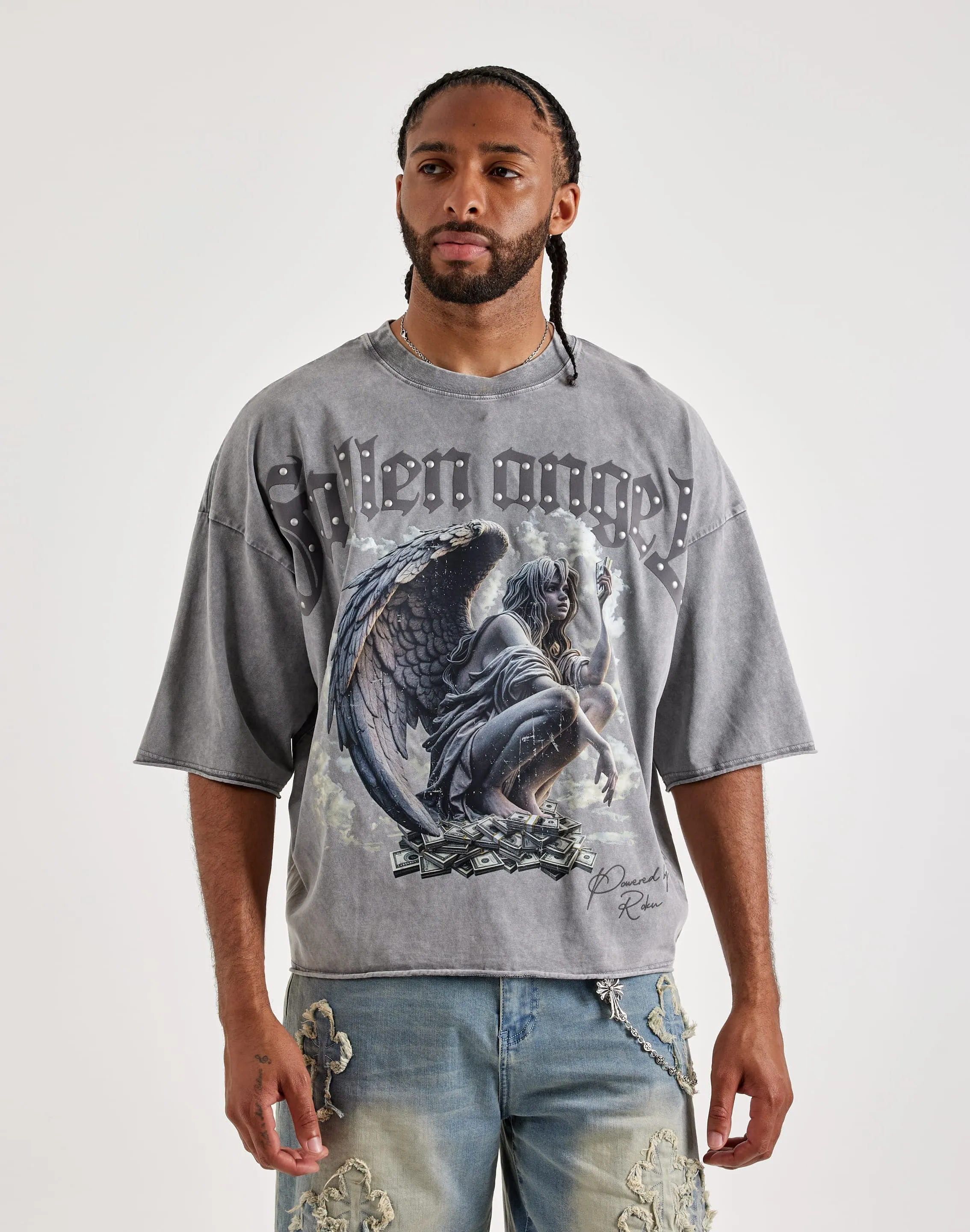 Roku Studio Lost Angel Tee Skin Hug Work Safe