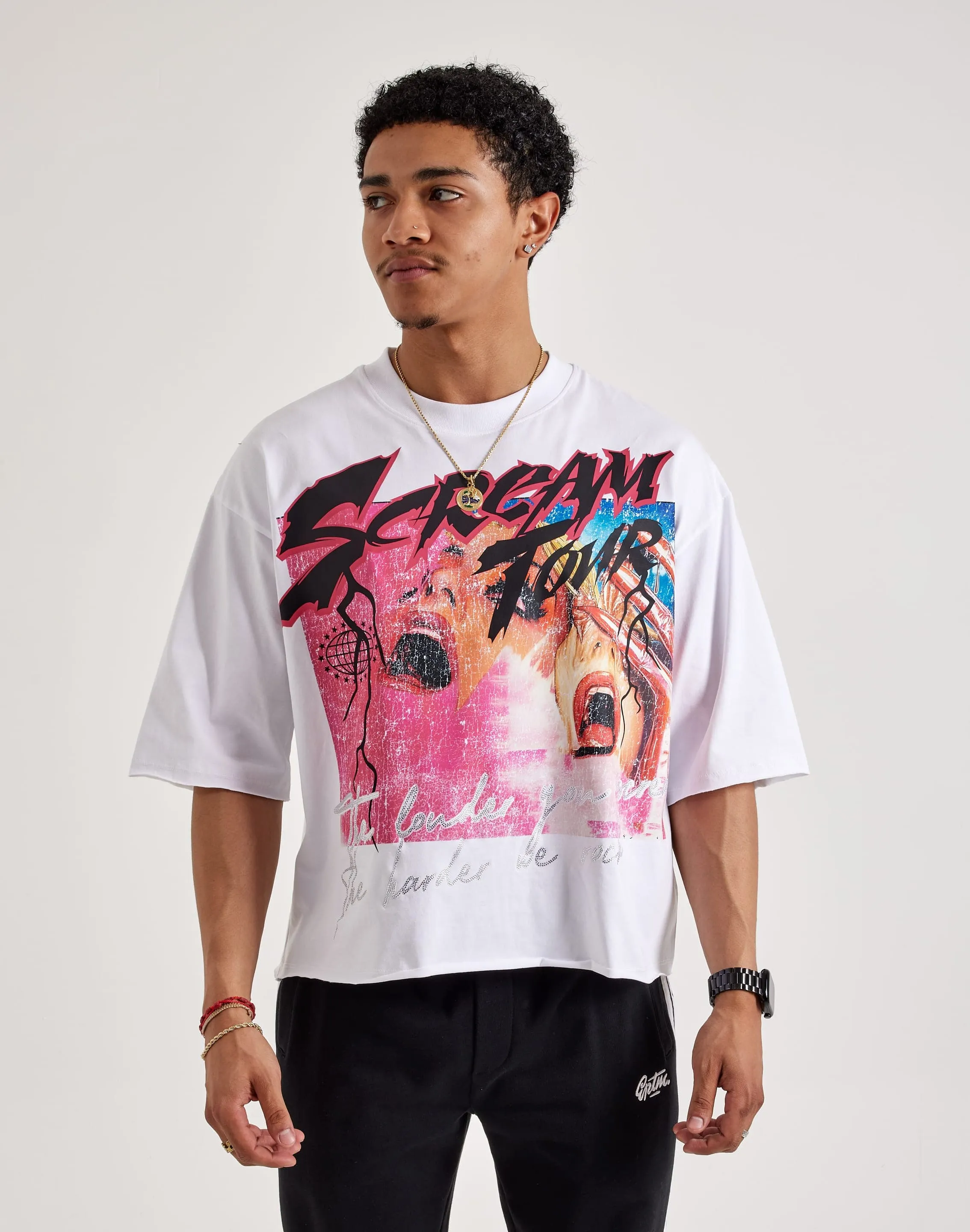 Opaque Tone Bold Step Roku Studio Scream Tour Tee