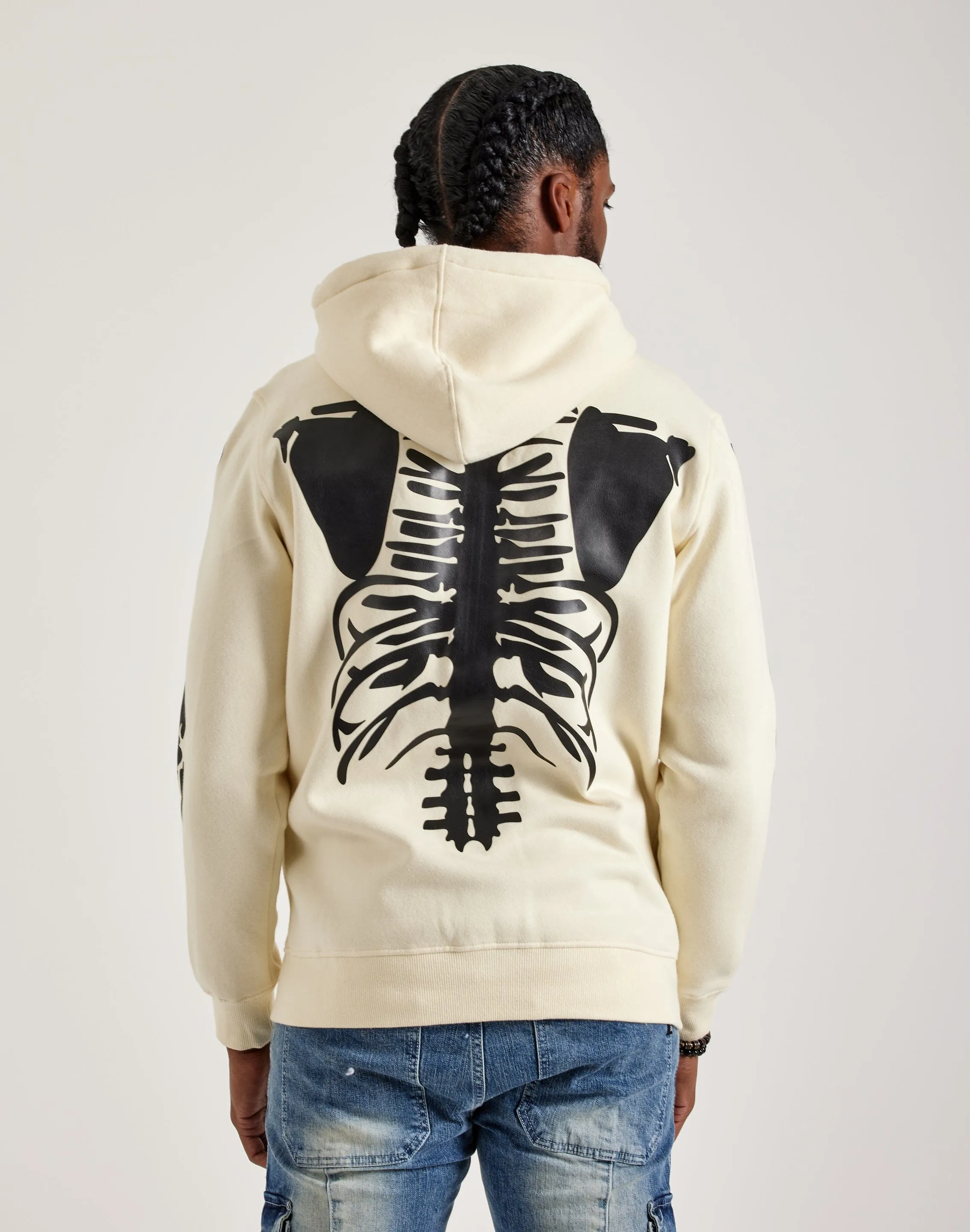 Roku Studio Skeleton Full-Zip Hoodie Adjustable Waistband