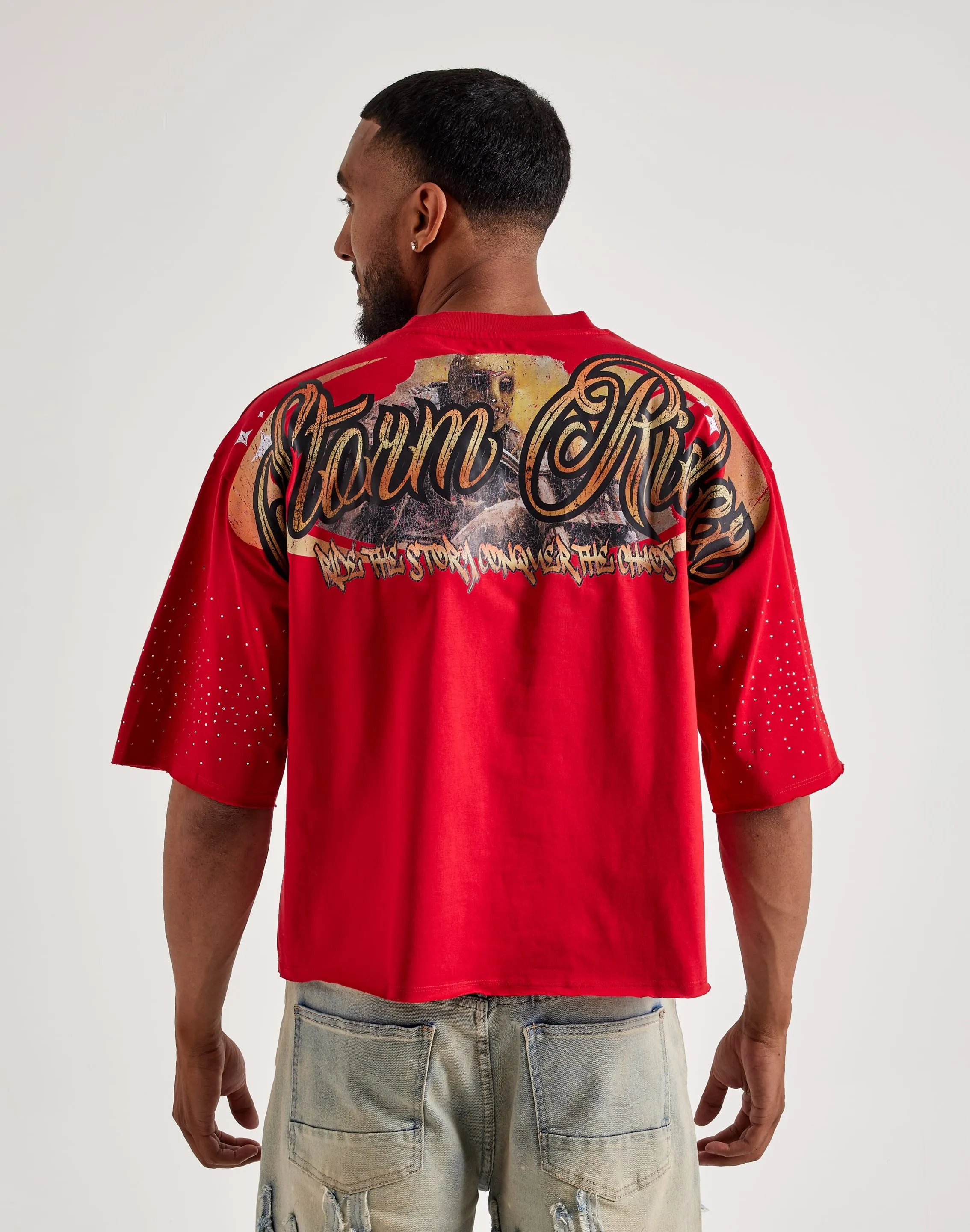 DoubleLayered Collar Roku Studio Storm Rider Tee