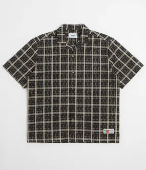 Butter Goods Vacation Short Sleeve Shirt - Black High Street Fashion