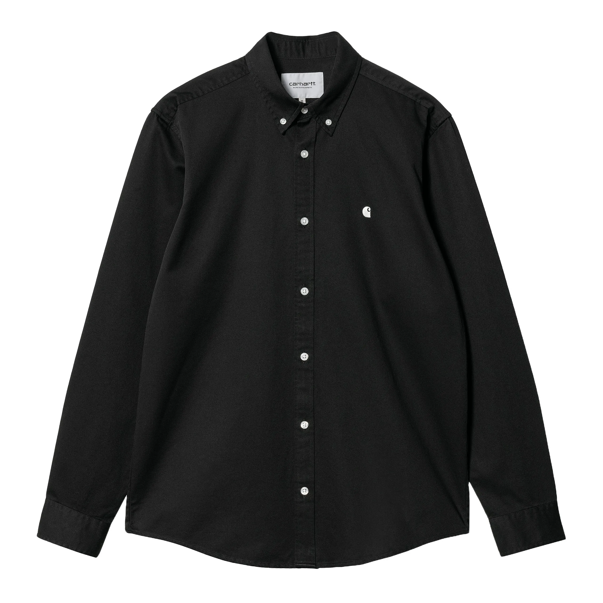 Carhartt WIP L/S Madison Shirt - Black / Wax Lightweight Construction