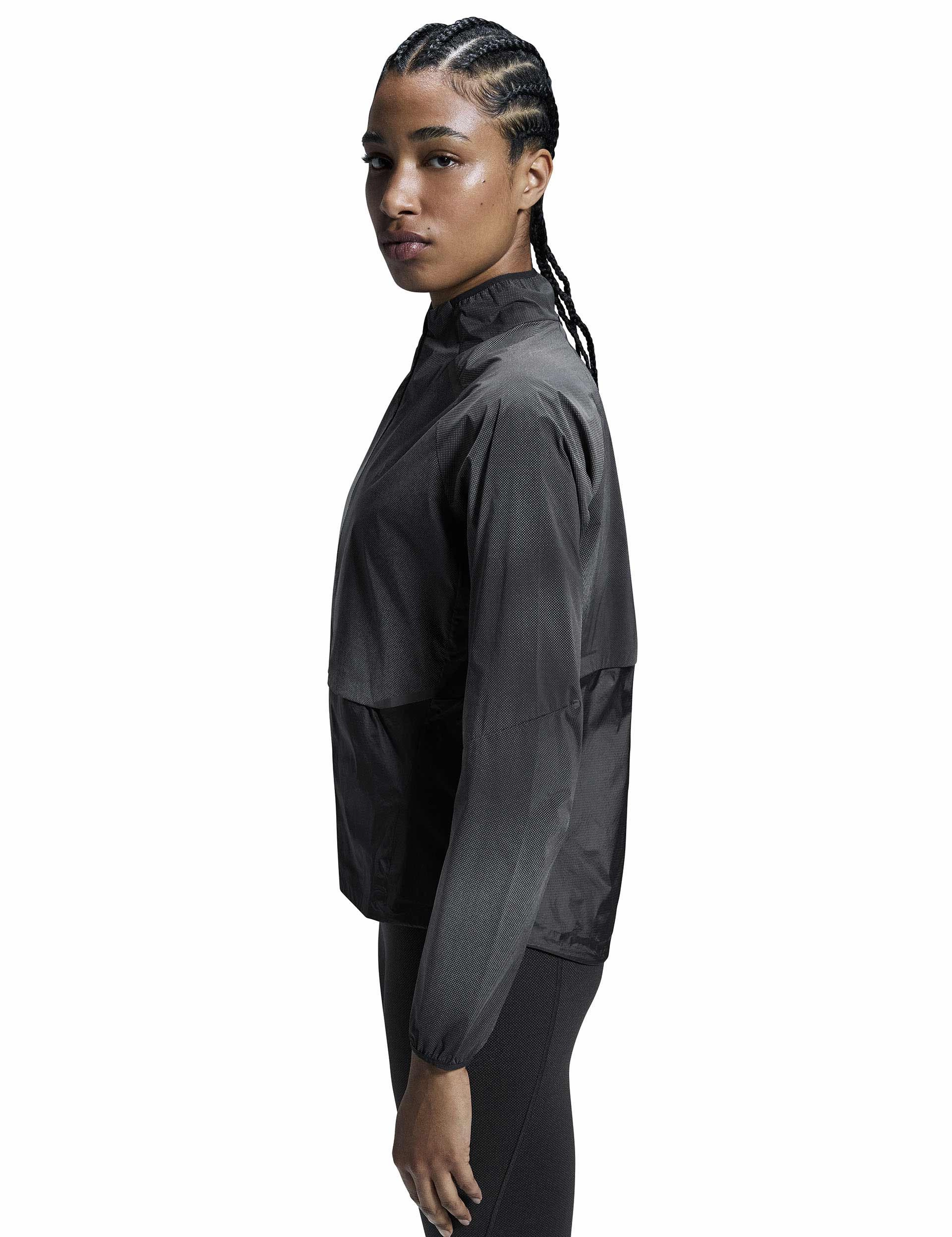 Weather Jacket Lumos - Black Adjustable Hem AntiStaticCoating