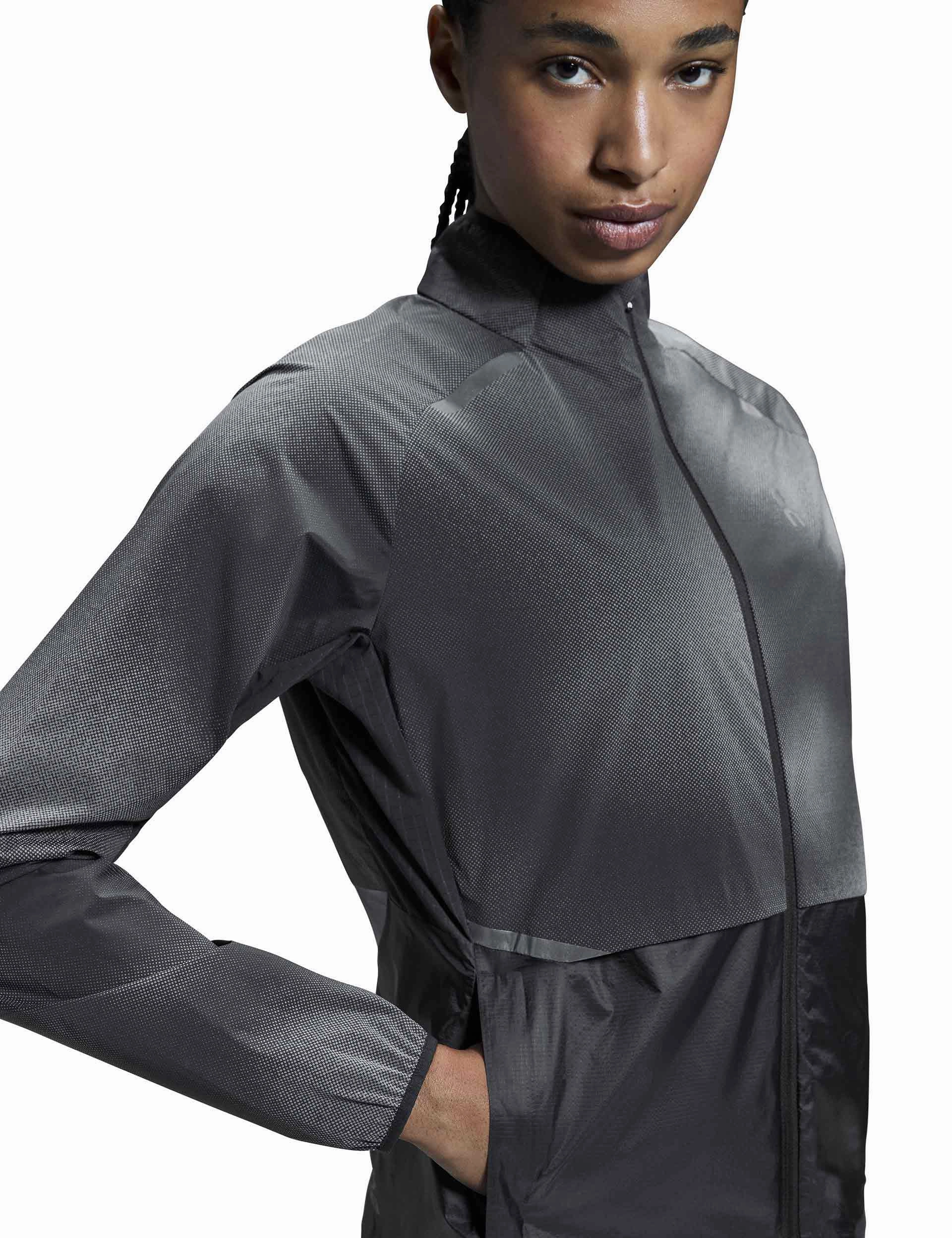 Weather Jacket Lumos - Black Bonded Fabric