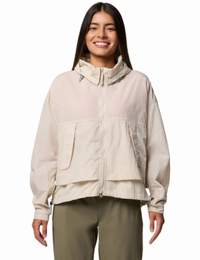 Paracutie II Hooded Windbreaker - Dark Stone Moisture Wicking Lining
